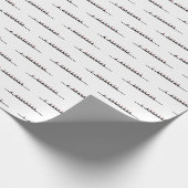Mannen Kerstman Hoed Roeien Roeiers Crew Team #4 Cadeaupapier (Hoek)