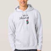 Mannen kerstmanden hoodie (Voorkant)