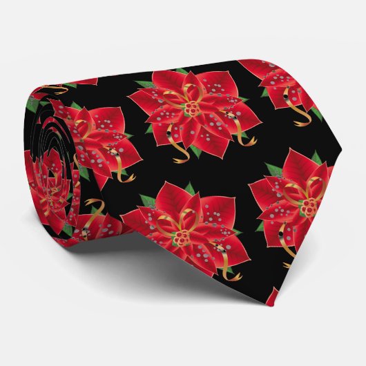 Mannen-Kerstmis Stropdas (Opgerold)