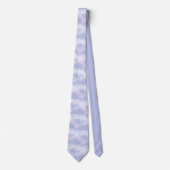 Mannen-Kerstsnowflakes-Lavender Stropdas (Voorkant)