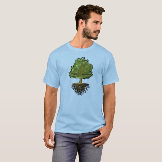 Mannen Kevin's Science TreeShirt T-shirt (Voorkant volledig)