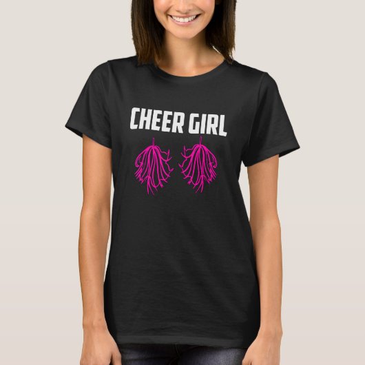 Mannen Kheer Dad American Cheeleader T-shirt (Voorkant)