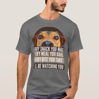 MANNEN KIJKEN JE HONDEN LOVERS. T-SHIRT