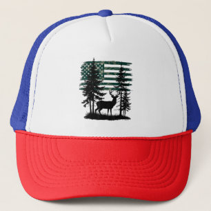 Mannen Kinder Jongens Jagen Shirt Herten Jagers Pe Trucker Pet