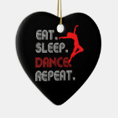 mannen kinder meisjes die hun slaap willen laten d keramisch ornament (Rechts)