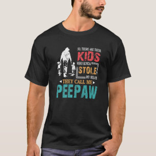 Mannen Kinderen houden mijn hart vast, ze noemen m T-shirt