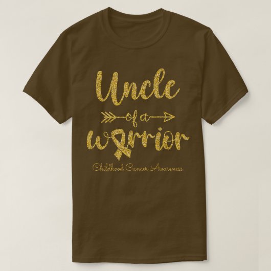 Mannen kinderkanker - Bewustmaking oom van een vro T-shirt (Design voorkant)
