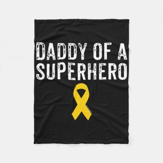 Mannen kinderkanker bewustzijn van papa fleece deken (Voorkant)