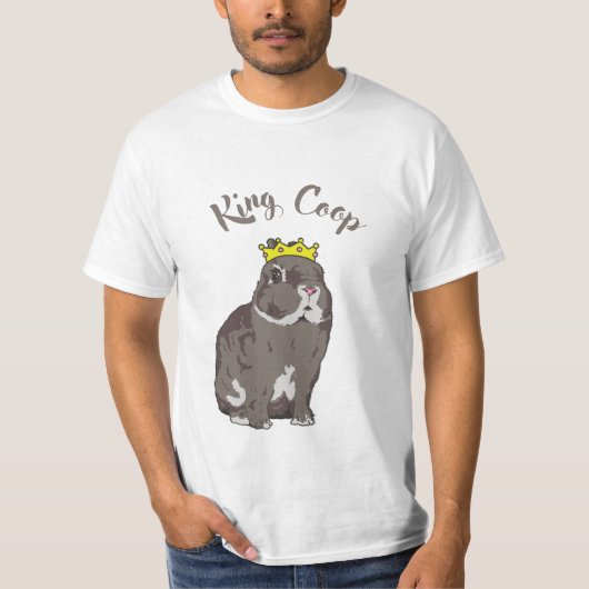 Mannen King Coop T-shirt (Voorkant)