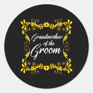 Mannen Kip Feest Oma Van De Bruidegom Team Bemanni Ronde Sticker