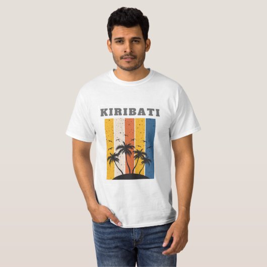 Mannen Kiribati T-shirt (Voorkant volledig)