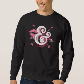 Mannen Kiss & Tell Black Sweatshirt