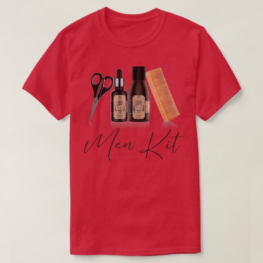 Mannen kit t-shirt (Design voorkant)