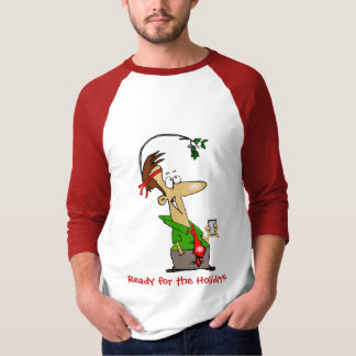 Mannen, klaar voor de Feestdagen, T-shirt
