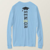 Mannen-klasse van 2025 Shirt met lange mouwen (Design achterkant)