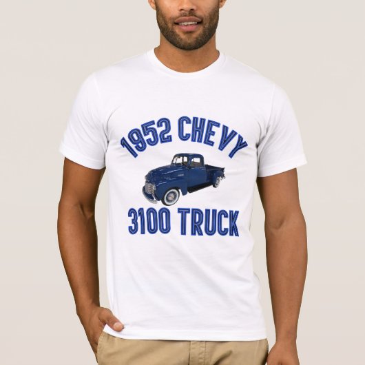 Mannen Klassieke 1952 Chevy Truck T-shirt (Voorkant)