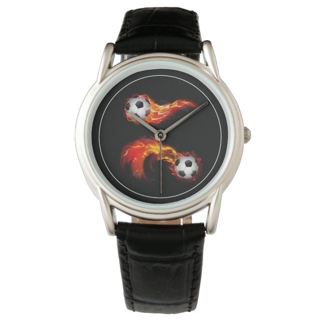 Mannen Klassieke horloge-Voetballen Horloge (Voorkant)
