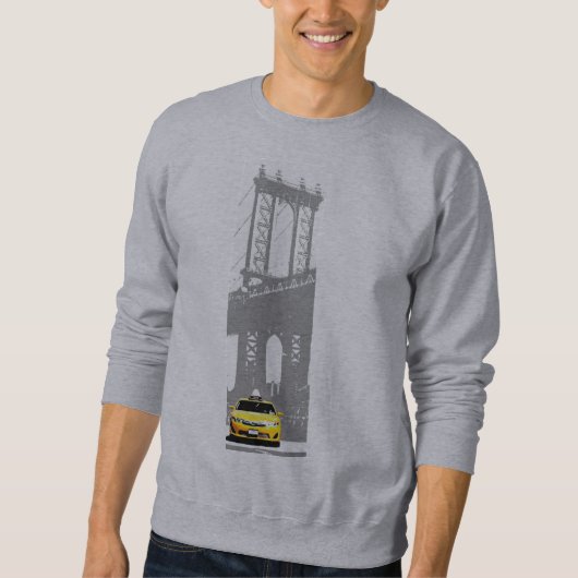 Mannen kleding New York Yellow Taxi Brooklyn Trui (Voorkant)