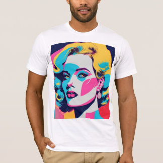 Mannen kleding, pop art T-shirt