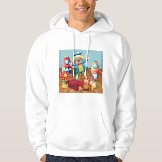 Mannen kleding voor beddengoed en speelgoed hoodie (Voorkant)