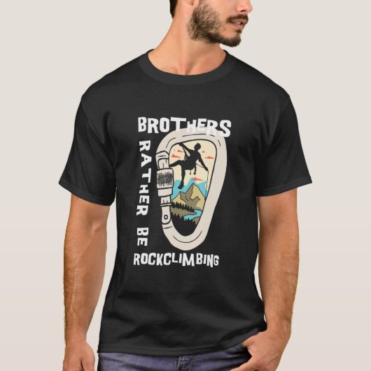 Mannen  klimmende karabijnhaanbroers Rather Ro T-shirt (Voorkant)