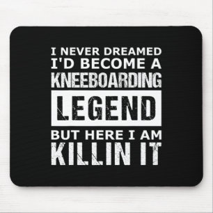 Mannen Kneeboarding Grappig  Muismat