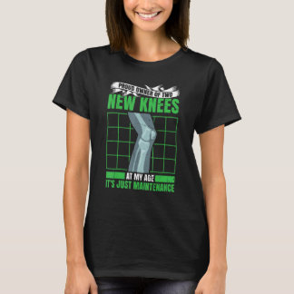 Mannen knievervangende chirurgie Knie Replacement T-shirt