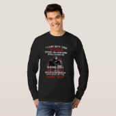 Mannen Knight Templar Warrior van Christus die ik  T-shirt (Voorkant volledig)