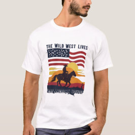 mannen-knop omhoog westerne shirten westerne knop  t-shirt