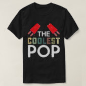 Mannen koelste Pop Funny Best Pap Ever Cool Father T-shirt (Design voorkant)