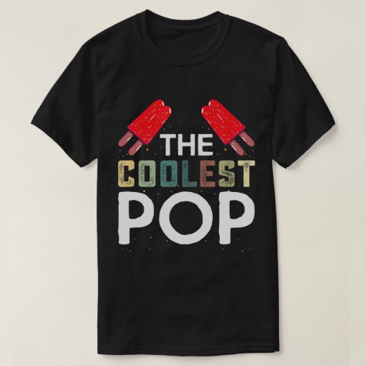 Mannen koelste Pop Funny Best Pap Ever Cool Father T-shirt (Design voorkant)