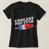 Mannen koelste Pop ooit Popsikel Funny Retro Bomb T-shirt (Design voorkant)