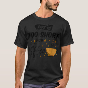 Mannen koffie Snob voor cafeïneadvies en Barista D T-shirt