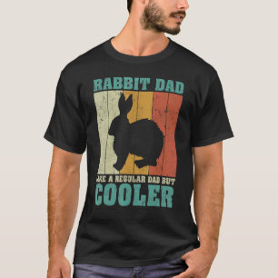 Mannen konijnenkonijn zoals een gewone vader t-shirt