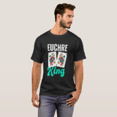 Mannen koning Euchre T-shirt (Voorkant volledig)