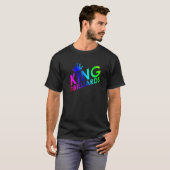 Mannen koning van Billiards Spool Snook T-shirt (Voorkant volledig)