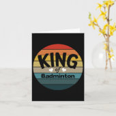 Mannen koning van Dminton Kaart (Gele Bloem)