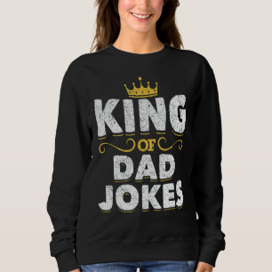 Mannen koning van papa Jokes Crown Rad Jokes Puns  Trui