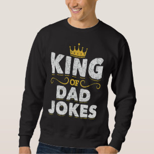 Mannen koning van papa Jokes Crown Rad Jokes Puns  Trui