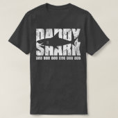 Mannen kool papa Shark T-shirt (Design voorkant)