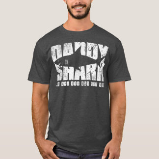 Mannen kool papa Shark T-shirt