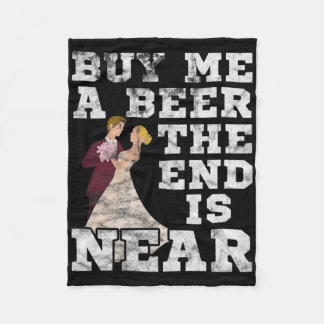 Mannen kopen me een bier, het einde is bijna een b fleece deken