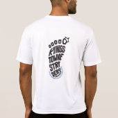 Mannen korte beschermhoes T T-shirt (Achterkant)