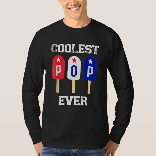 Mannen koudste Pop ooit populaire Mannen Beste pap T-shirt (Voorkant)