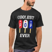 Mannen koudste Pop ooit populaire Mannen Beste pap T-shirt (Voorkant)