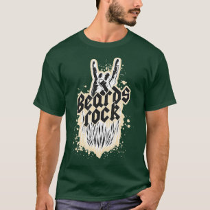 Mannen krentenrokken zijn koele baarden t-shirt