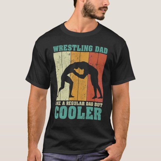 Mannen kringlooppap als een gewone da t-shirt (Voorkant)