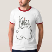 Mannen Kris Kringle T-shirt (Voorkant)