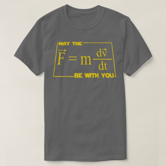 Mannen kunnen de (F=mdvdt) samen met uw technicus T-shirt (Design voorkant)