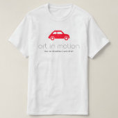 Mannen Kunst In Motion Logo T-shirt (wit) (Design voorkant)